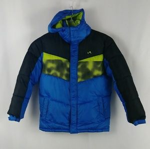 Vertical 9 blue/black winter jacket boys size XL